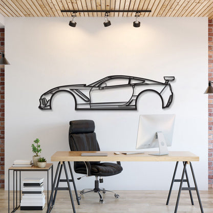 2019 Chevrolet Corvette ZR1 3ZR Metal Wall Art Laser Cut 2 Mm Steel Silhouette