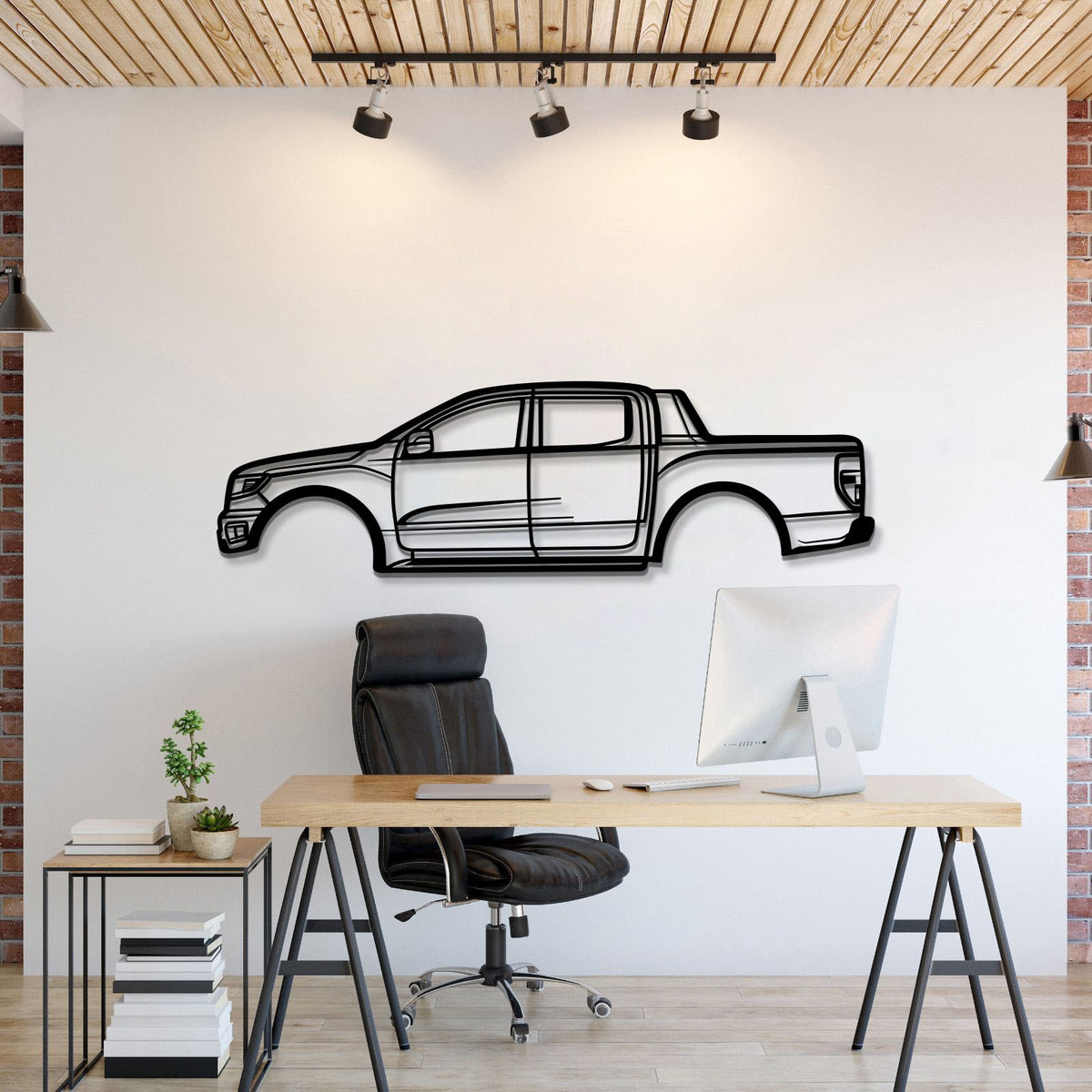 2019 F-150 Raptor Metal Car Wall Art - MT0659