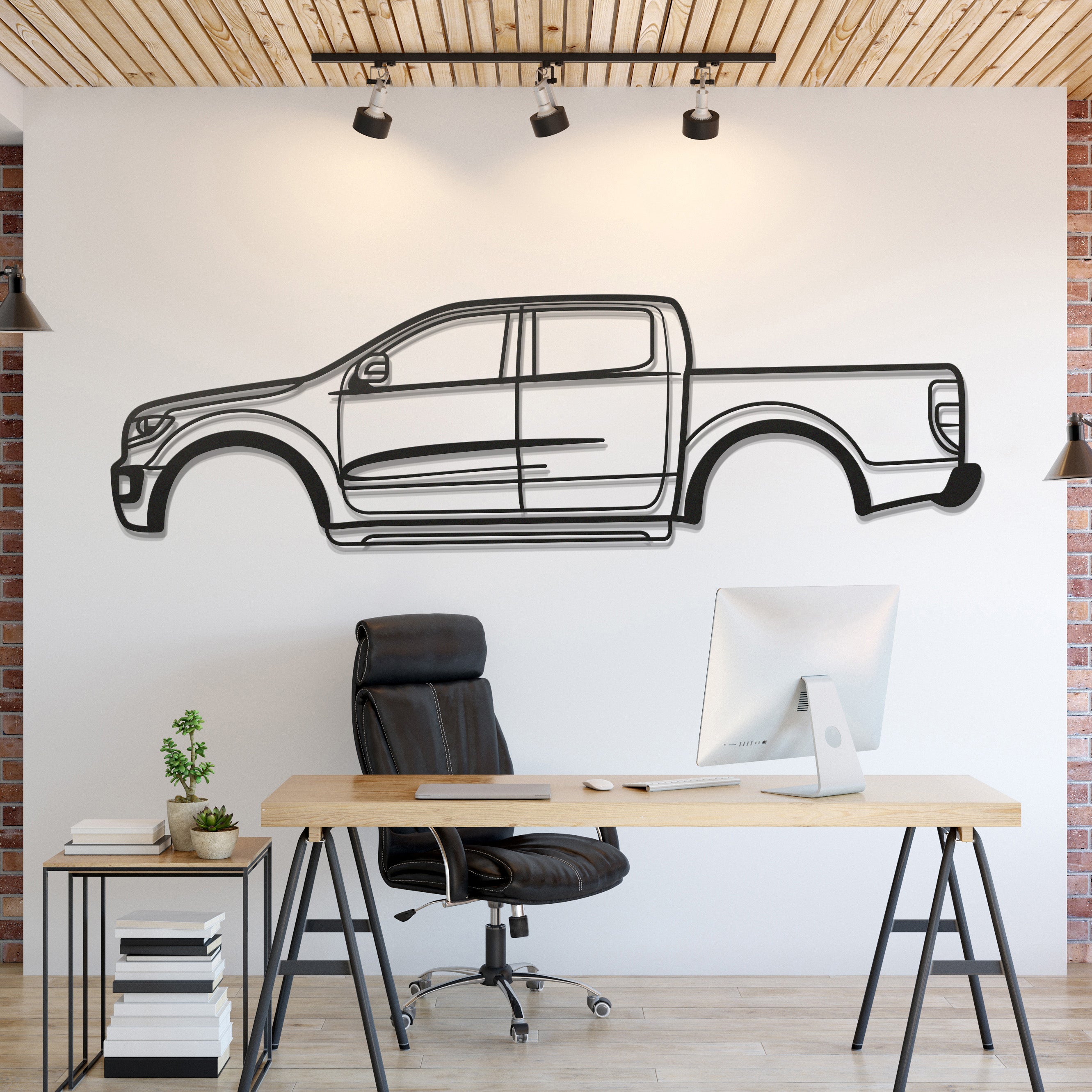 2019 Ranger 4th Gen Metal Car Wall Art - MT0677