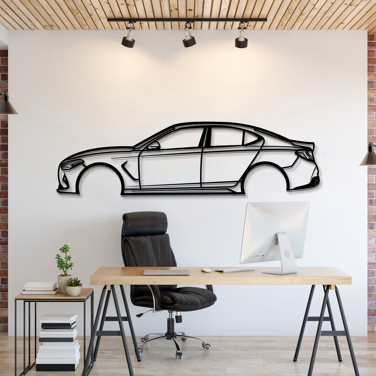 2019 G70 Metal Car Wall Art - MT0663