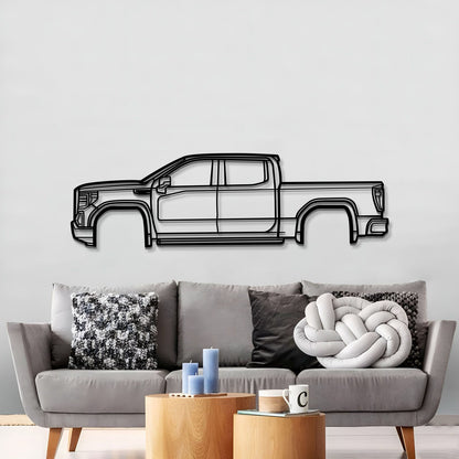 Handcrafted Metal Wall Art Of 2019 GMC Sierra Denali Crew Cab Design