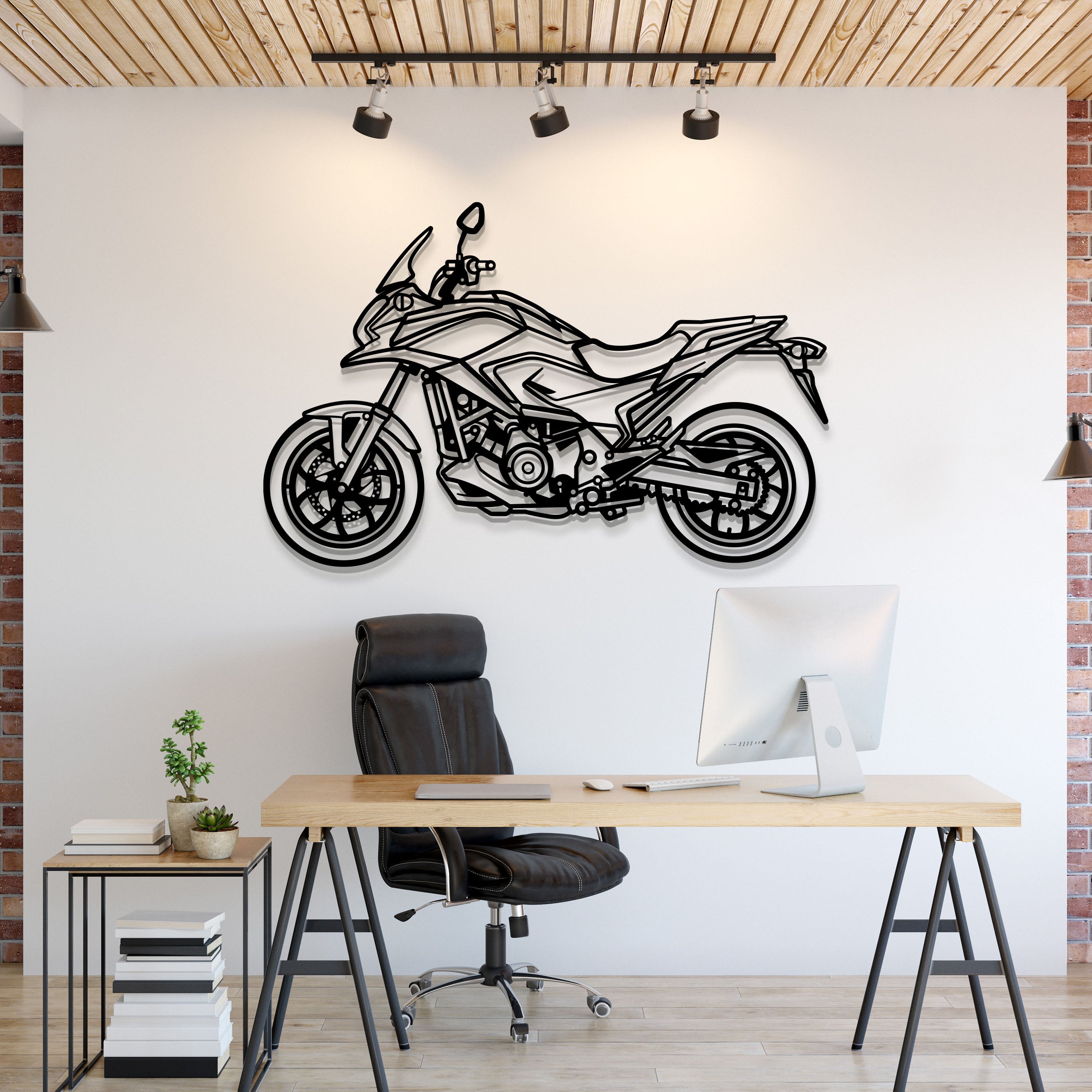 2019 NC-750X Metal Motorcycle Wall Art - MT1398