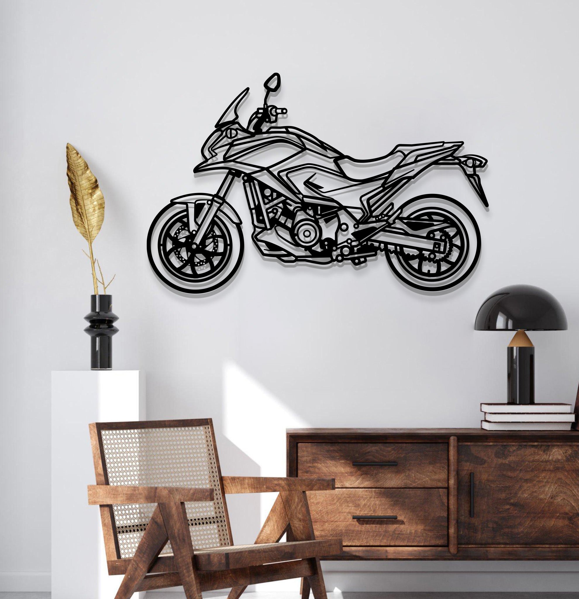 2019 NC-750X Metal Motorcycle Wall Art - MT1398