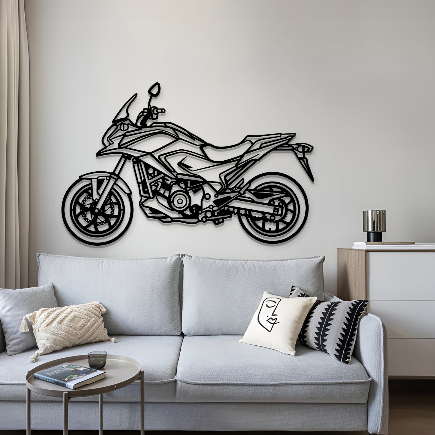 2019 NC-750X Metal Motorcycle Wall Art - MT1398