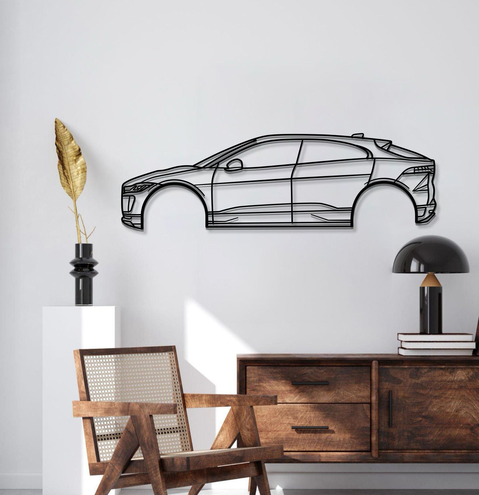 2019 I-Pace 1st Gen Metal Car Wall Art - MT0664