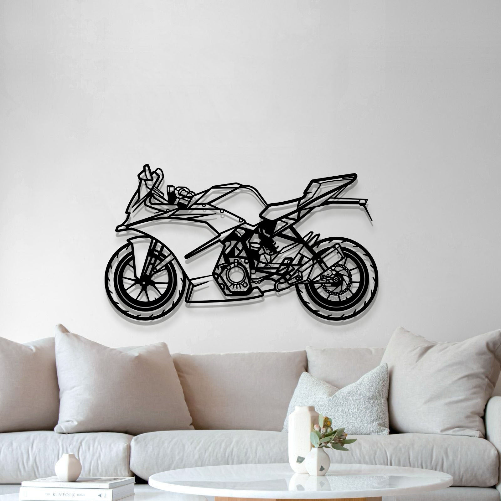 2019 RC 125 Metal Motorcycle Wall Art - MT1407