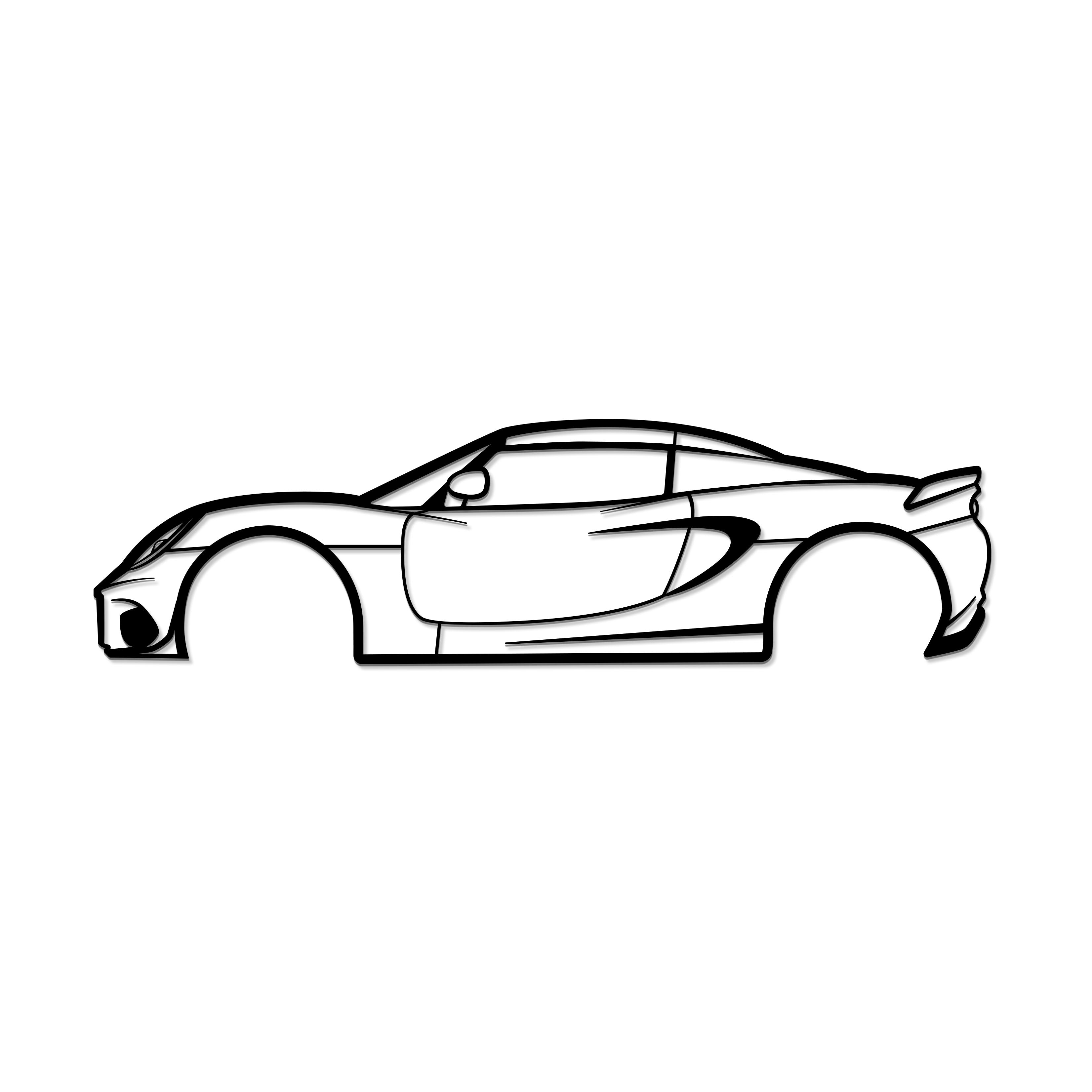 2019 Lotus Elise 220 Metal Car Wall Art - MT0666