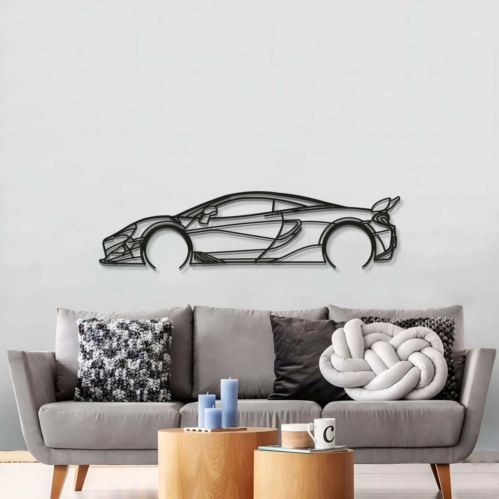 2019 600LT Metal Car Wall Art - MT0644