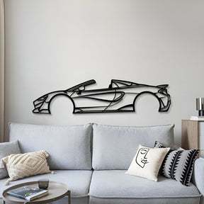 2019 600LT Spider Metal Car Wall Art - MT0645