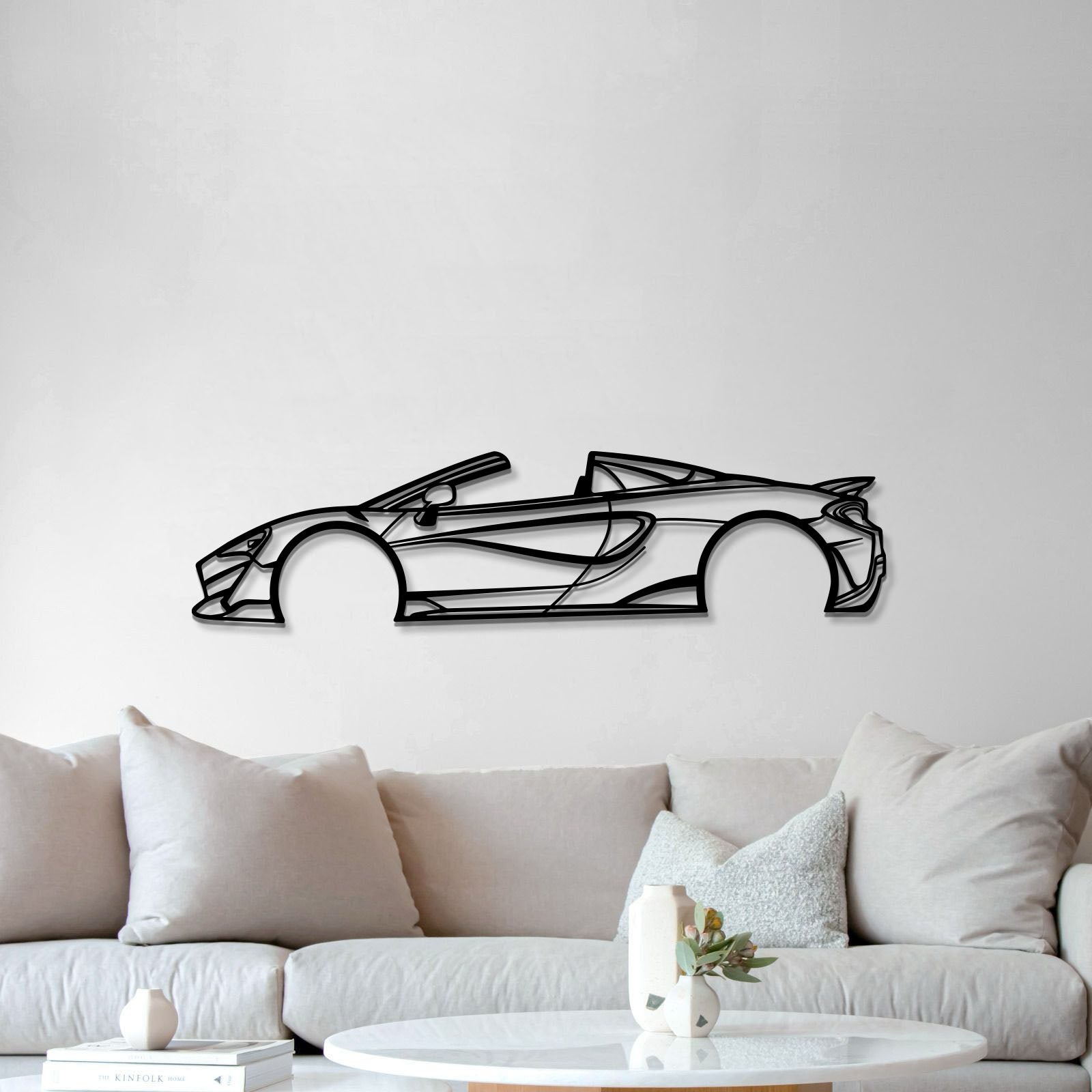 2019 600LT Spider Metal Car Wall Art - MT0645