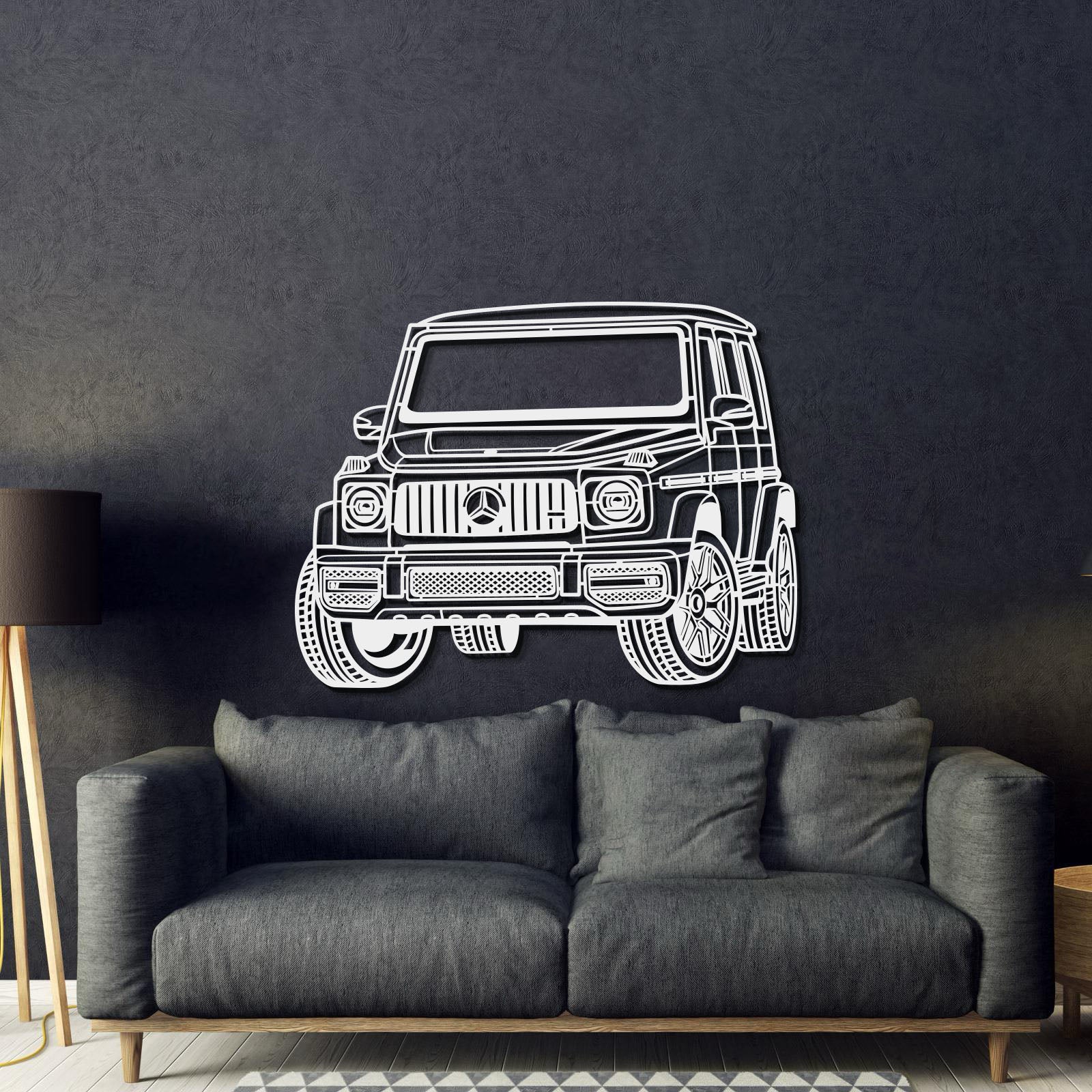 2019 G63 AMG Perspective Metal Car Wall Art - MT0454