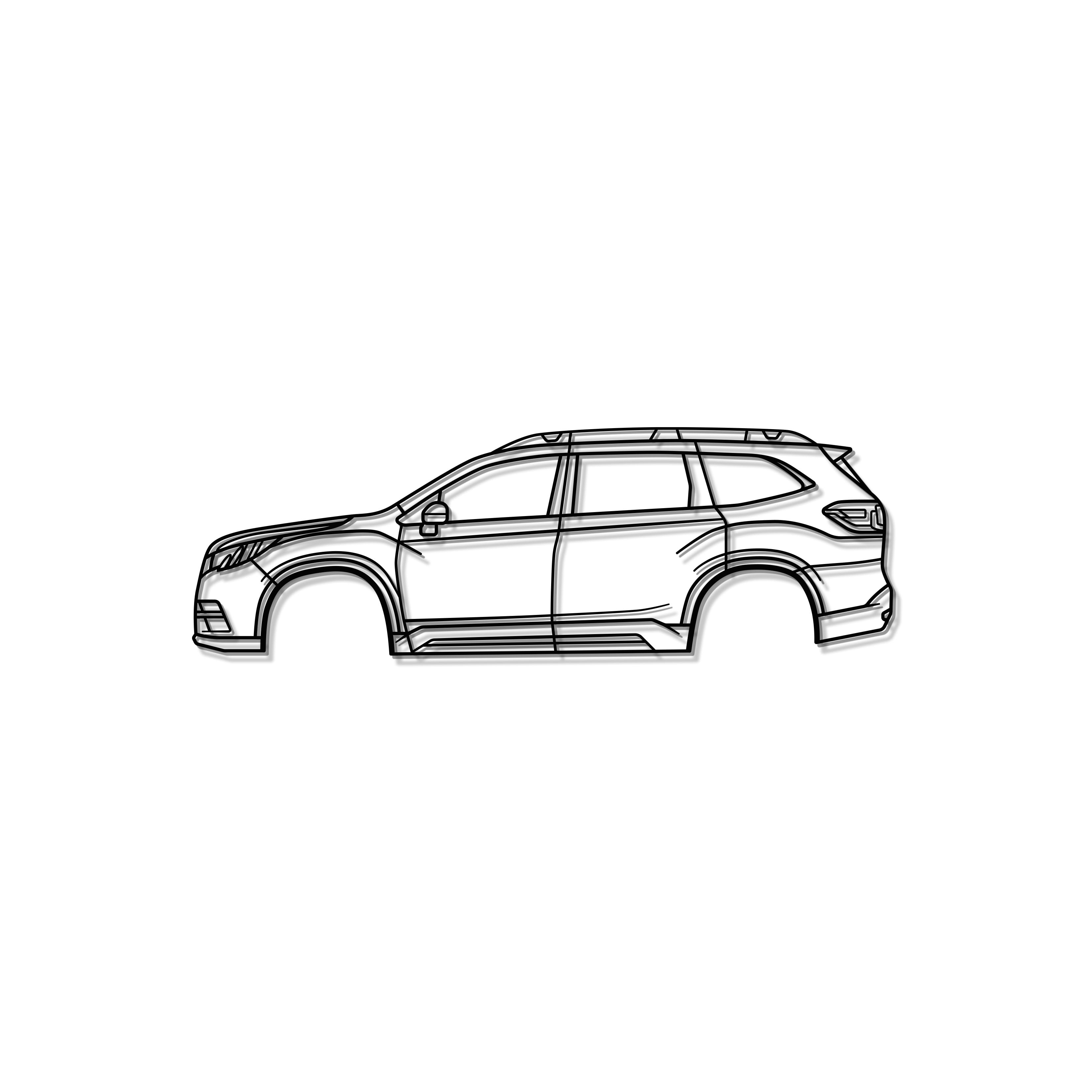 2019 Ascent 1st Gen Metal Car Wall Art - MT0647