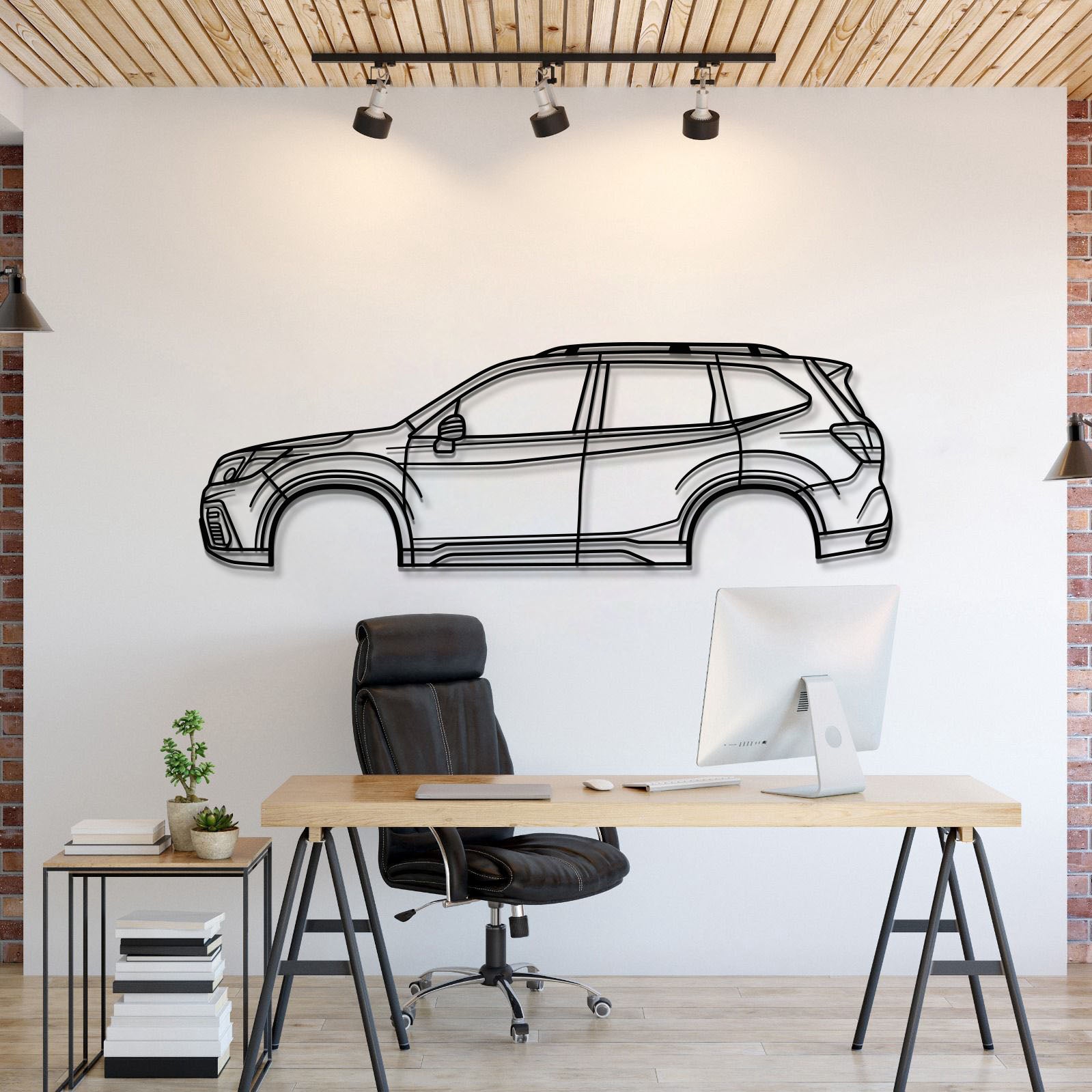 2019 Forester 5th Gen Metal Car Wall Art - MT0662