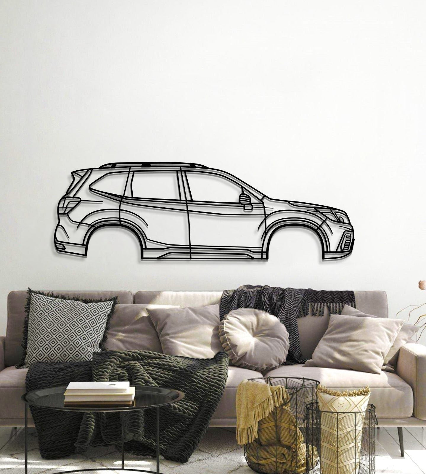 2019 Forester 5th Gen Metal Car Wall Art - MT0662