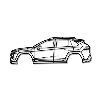 2019 RAV4 5th Gen Metal Car Wall Art - MT0679
