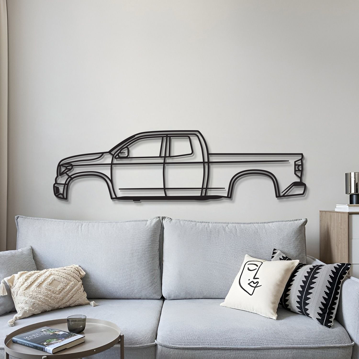 2019 Tundra 2nd Gen Metal Car Wall Art - MT0682