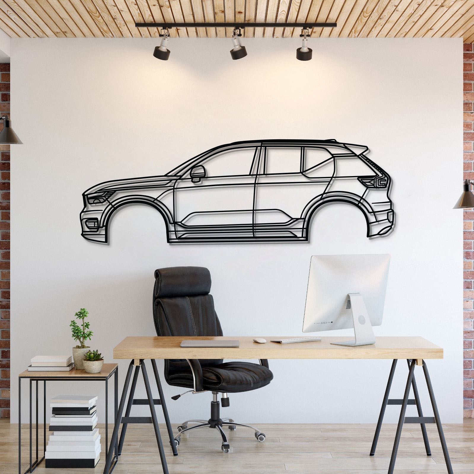 2019 XC40 1st Gen Metal Car Wall Art - MT0688