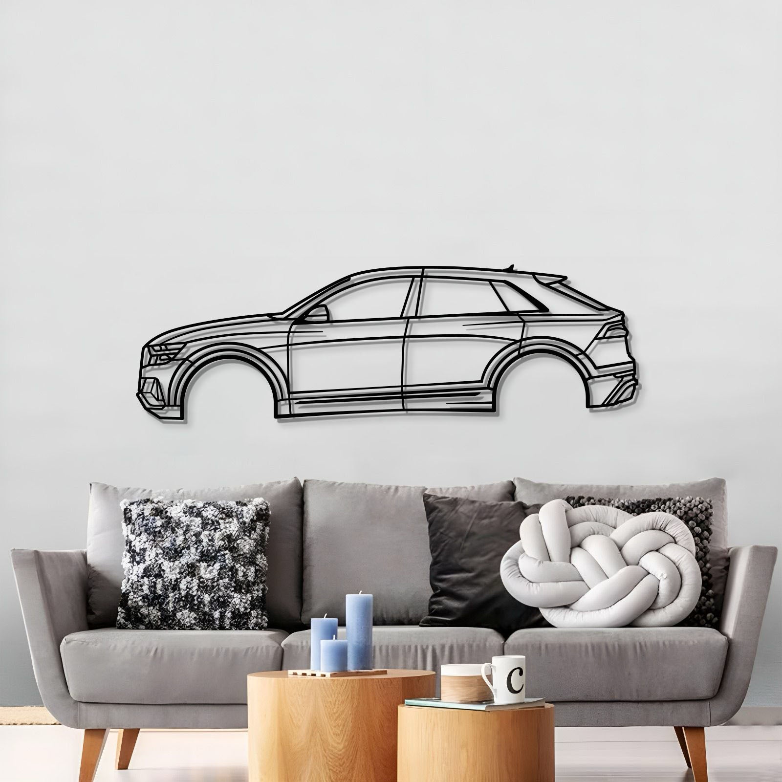 2020 SQ8 1st Gen Metal Car Wall Art - MT0723