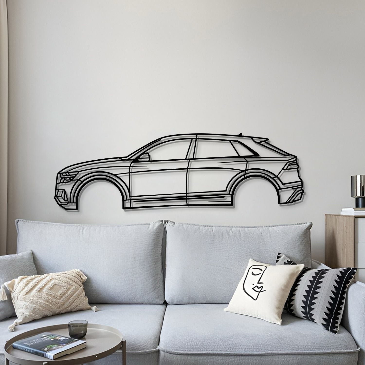 2020 SQ8 1st Gen Metal Car Wall Art - MT0723