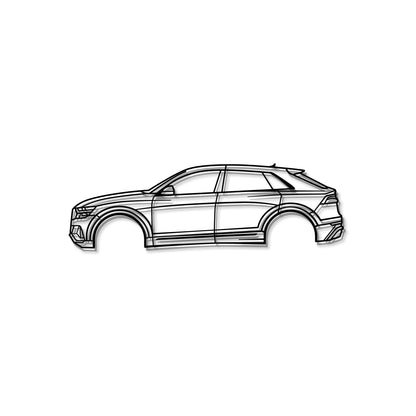 2020 SQ8 1. Generation Metall Auto Wandkunst - MT0723