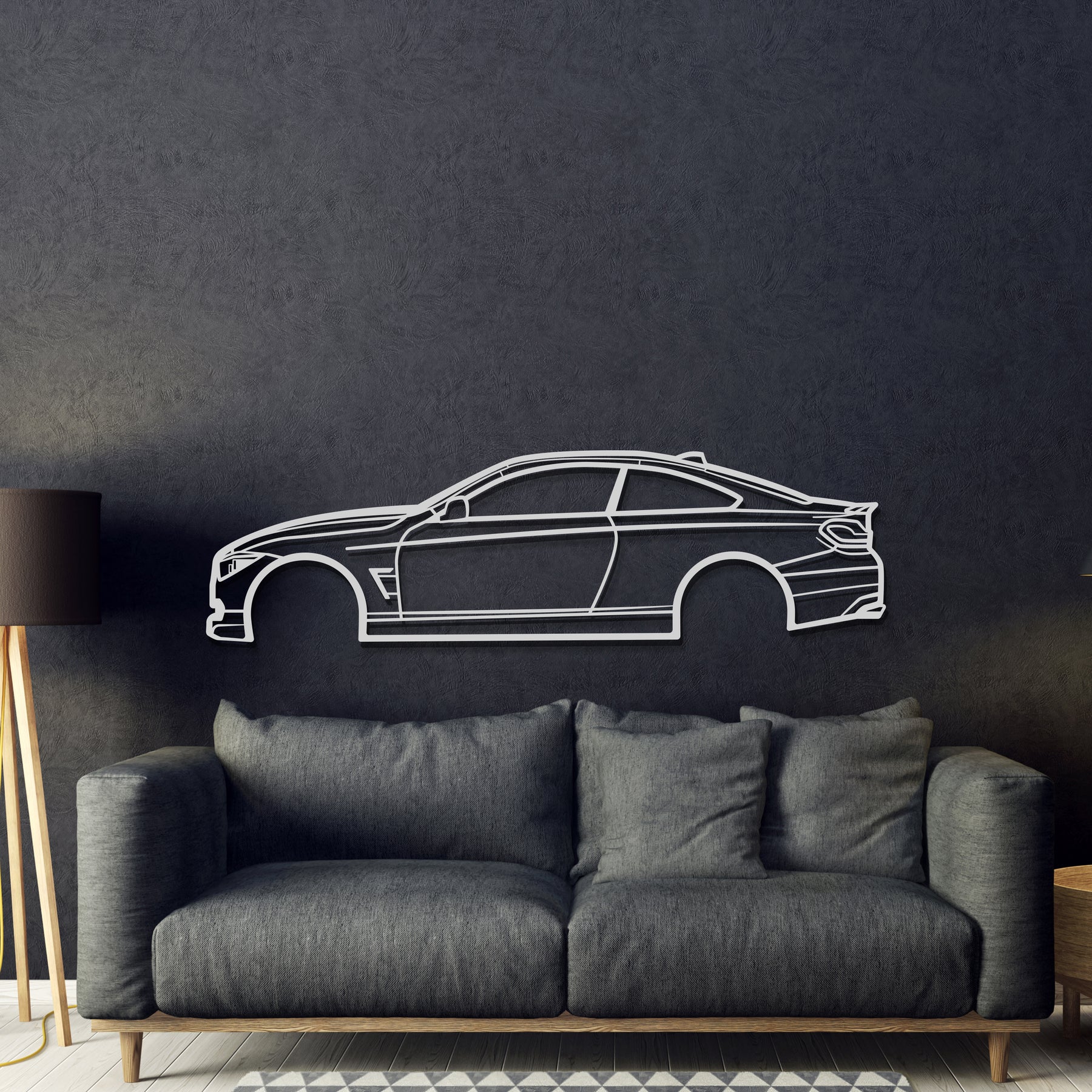 2020 ALPINA B4 Metal Car Wall Art - MT0691