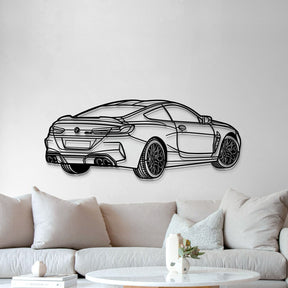 2020 M8 Competition Perspective Metal Car Wall Art - MT1144