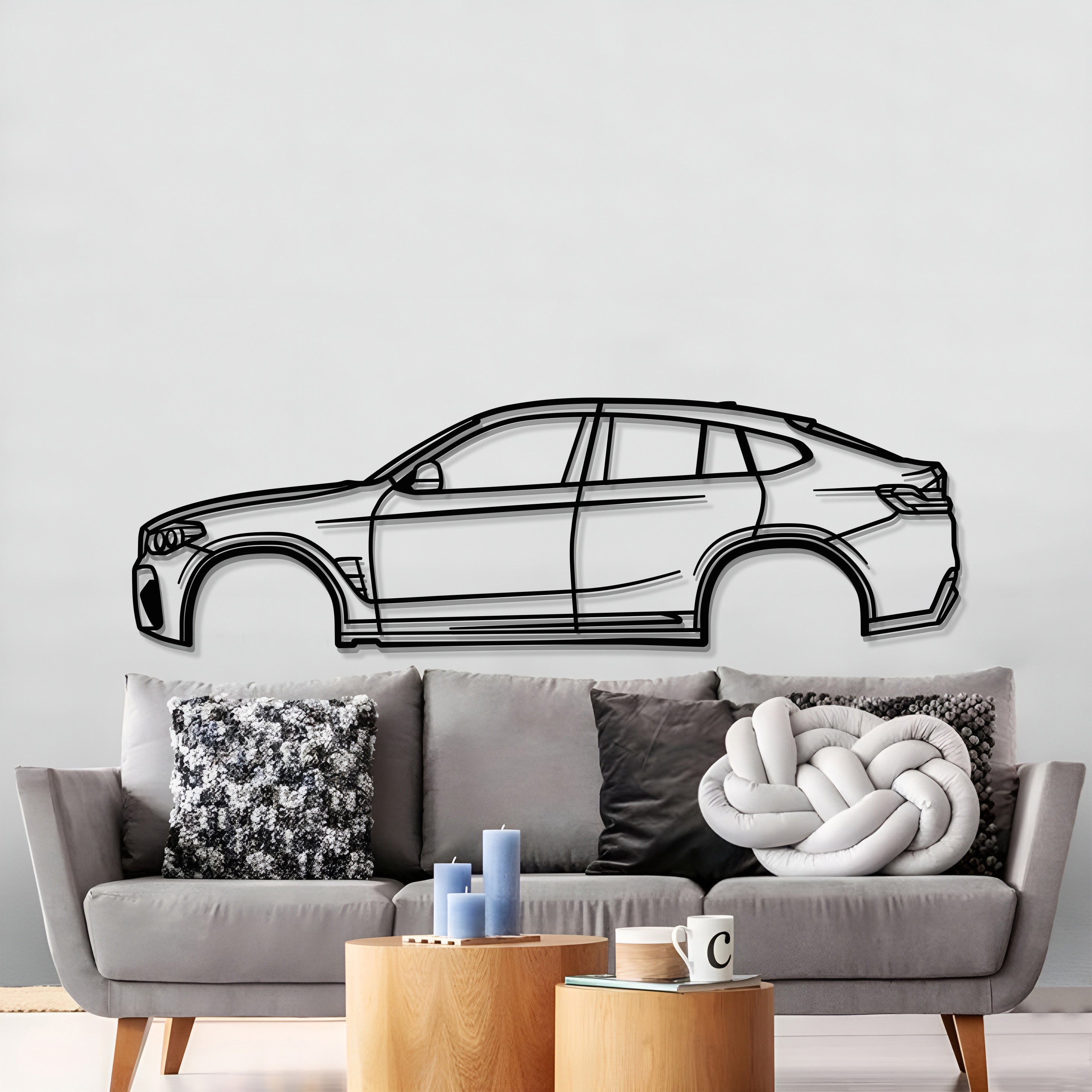 2020 X4 M G02 2nd Gen Metal Car Wall Art - MT0727