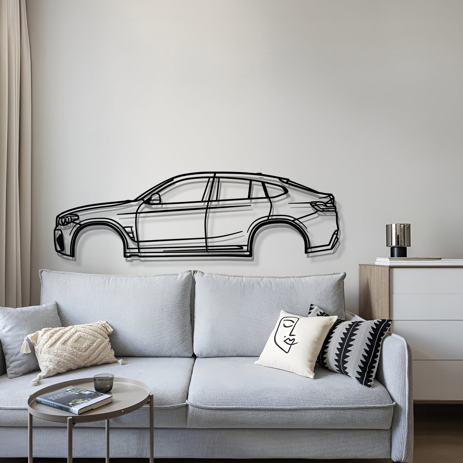 2020 X4 M G02 2nd Gen Metal Car Wall Art - MT0727