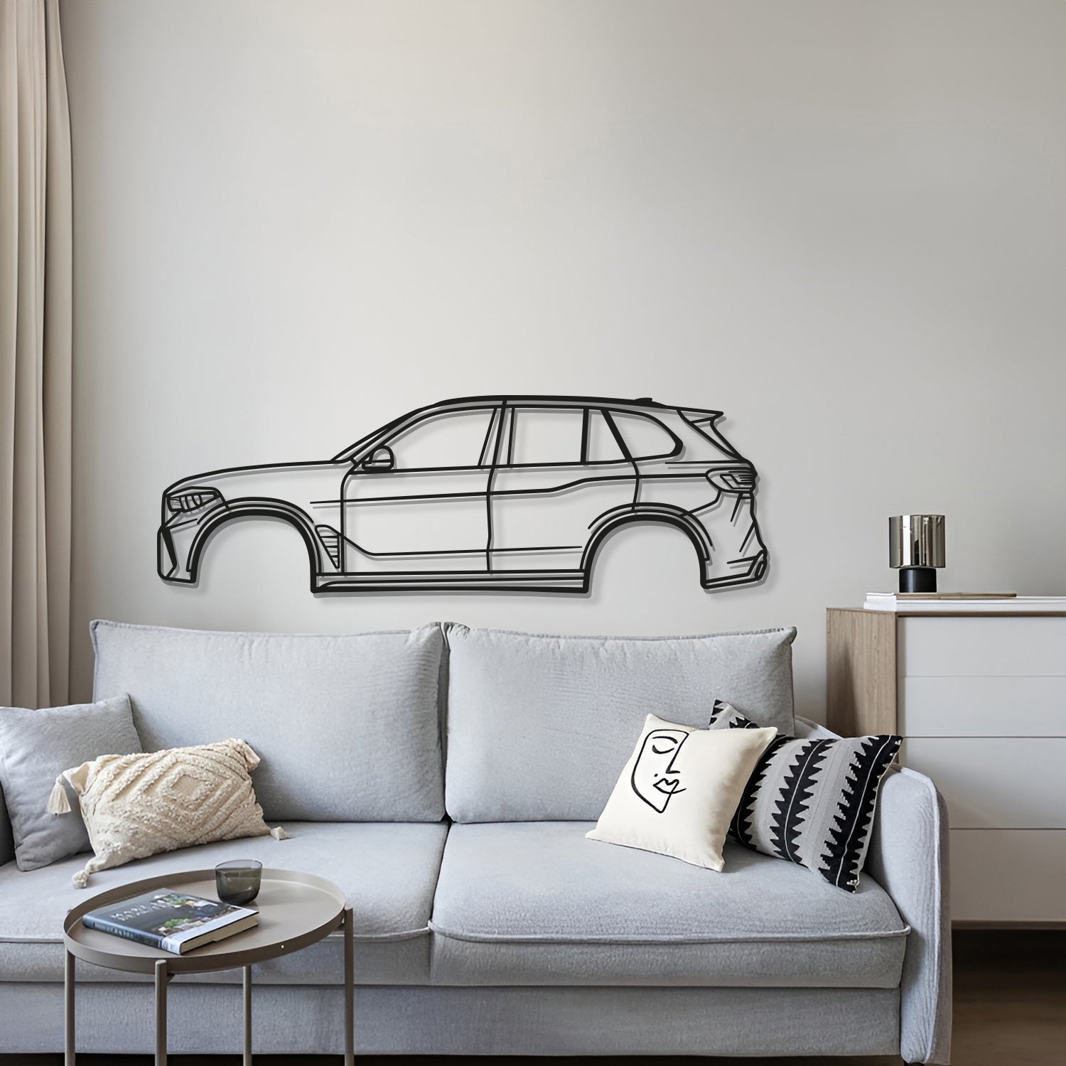 2020 X5 M F95 4th Gen Metal Car Wall Art - MT0728