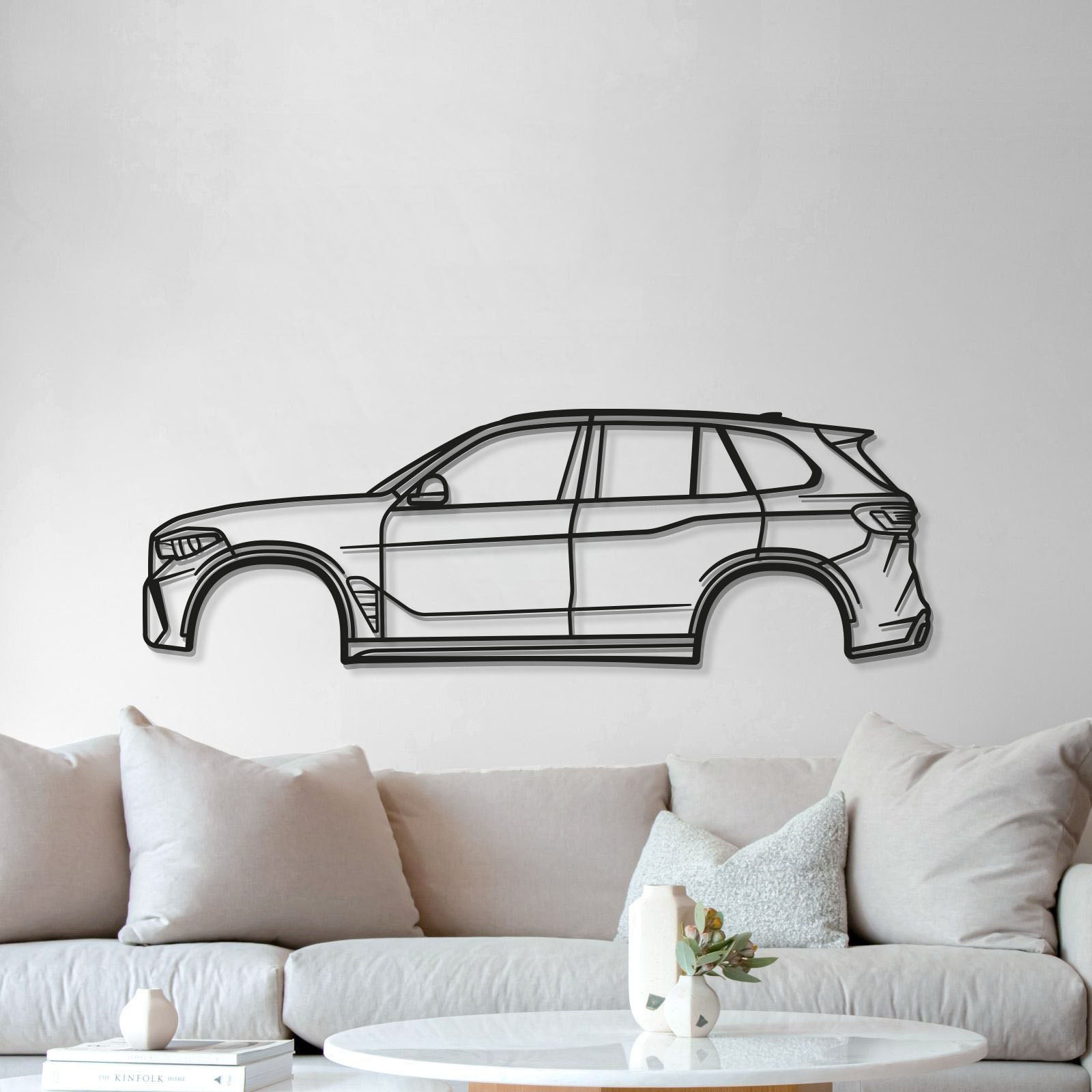 2020 X5 M F95 4th Gen Metal Car Wall Art - MT0728