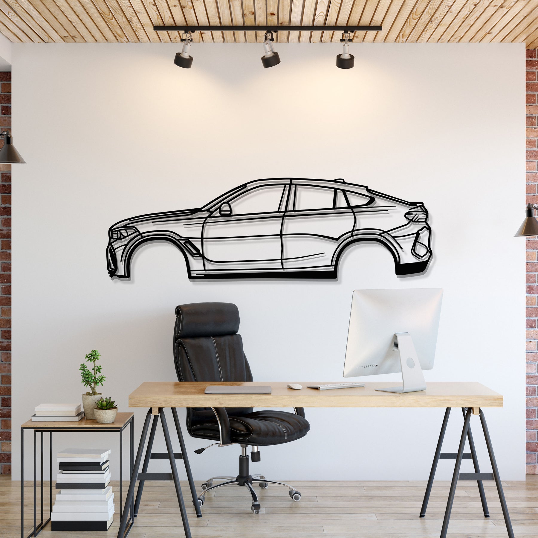 2020 X6 M F96 3rd Gen Metal Car Wall Art - MT0730