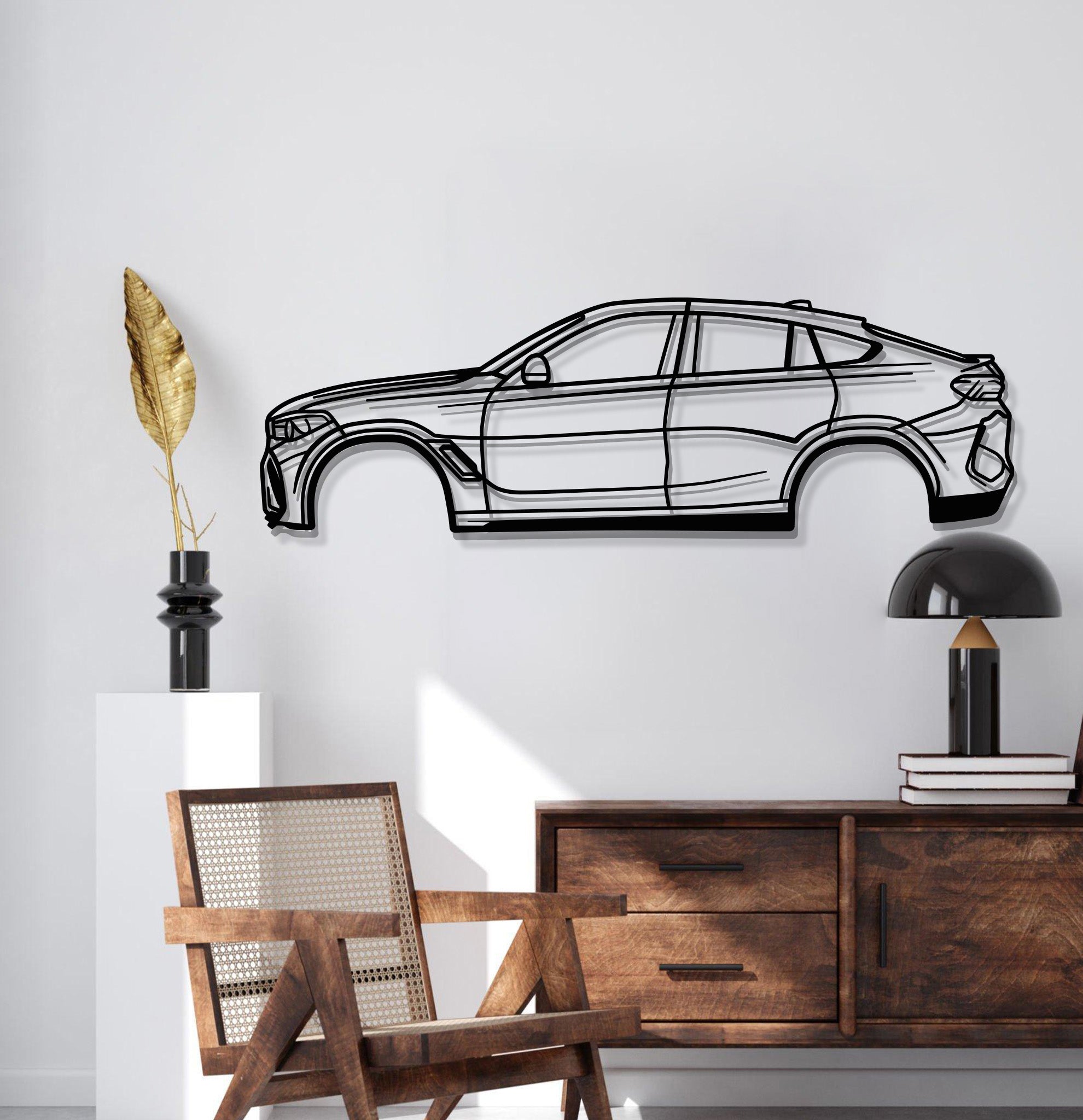 2020 X6 M F96 3rd Gen Metal Car Wall Art - MT0730