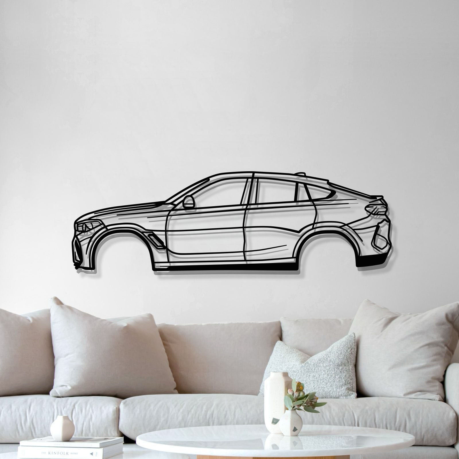 2020 X6 M F96 3rd Gen Metal Car Wall Art - MT0730