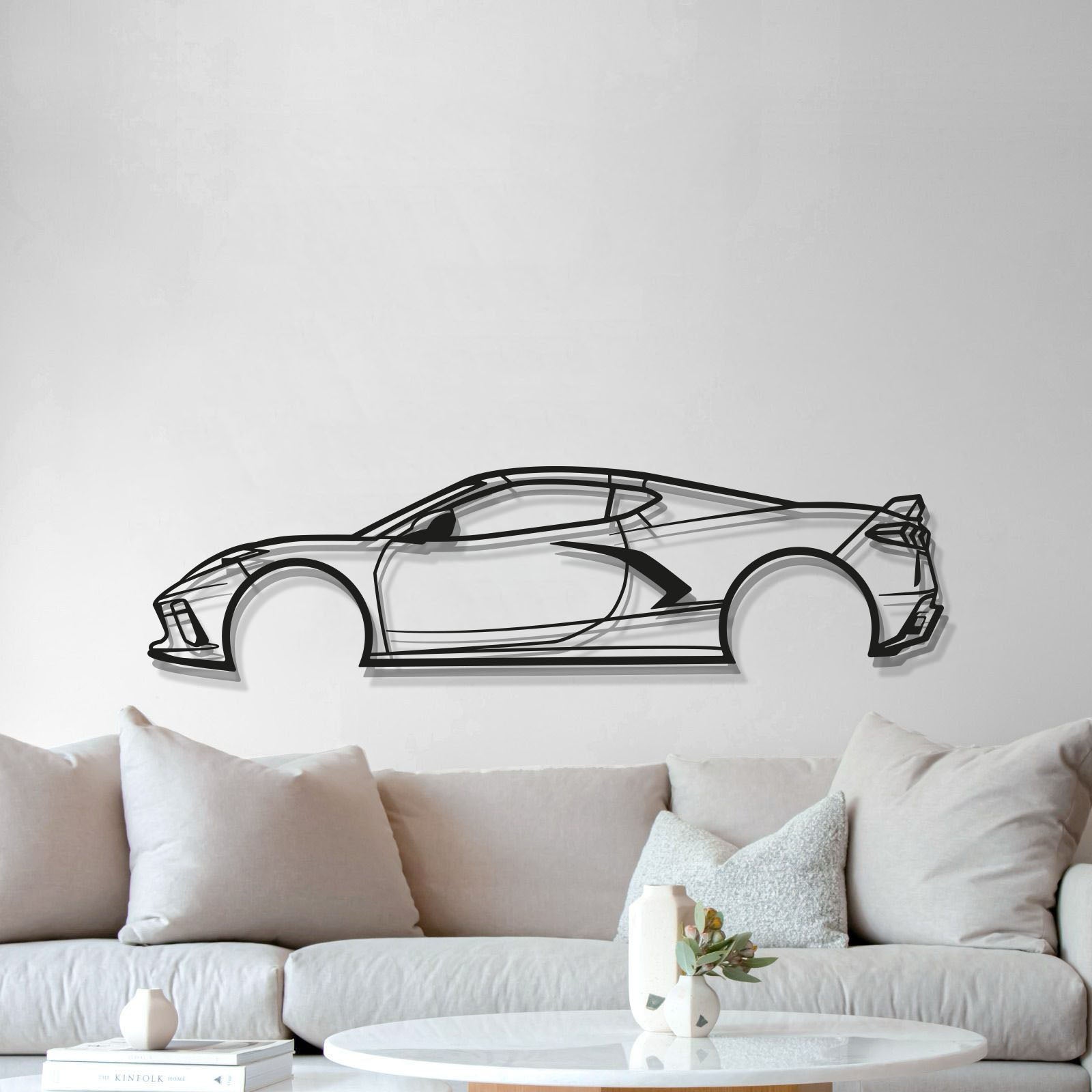 2020 Corvette Metal Car Wall Art - MT0698