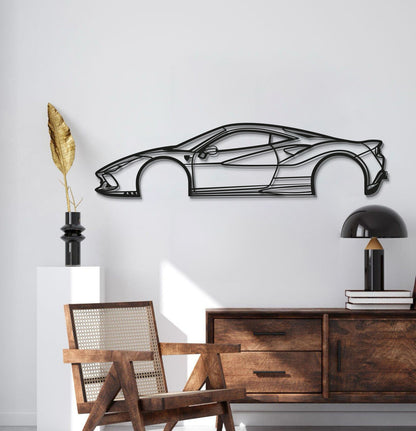 2020 F8 Tributo Metal Car Wall Art - MT0706