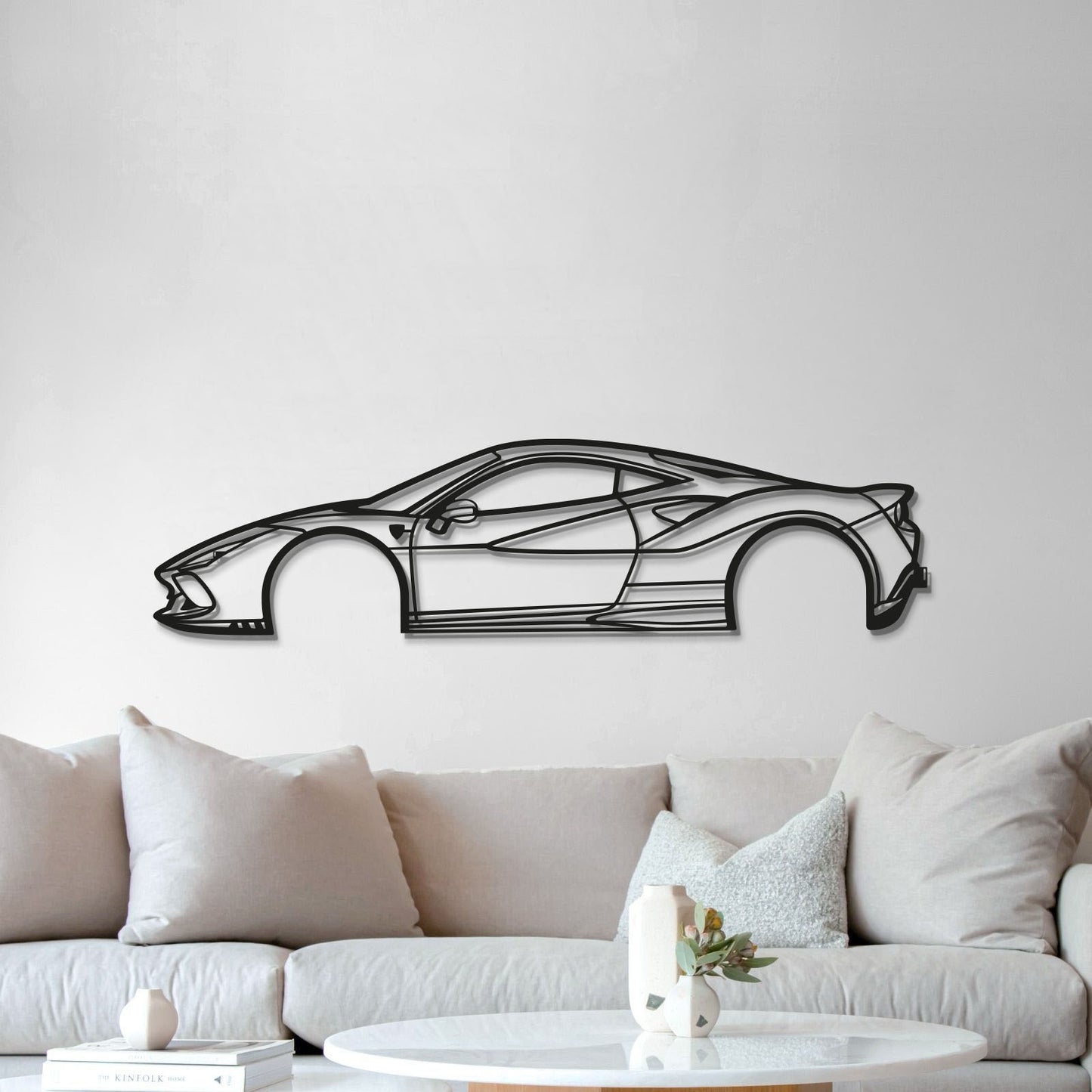 2020 F8 Tributo Metal Car Wall Art - MT0706