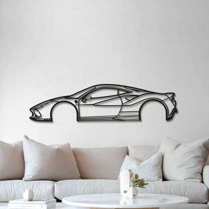 2020 F8 Tributo Metal Car Wall Art - MT0706