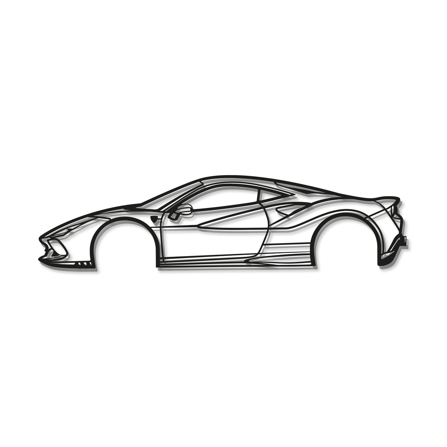 2020 F8 Tributo Metal Car Wall Art - MT0706