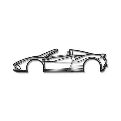 2020 F8 Tributo Spider Verison Metal Car Wall Art - MT0707