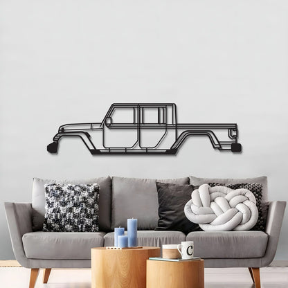 Jeep Gladiator JT 2020 minimalist car silhouette décor