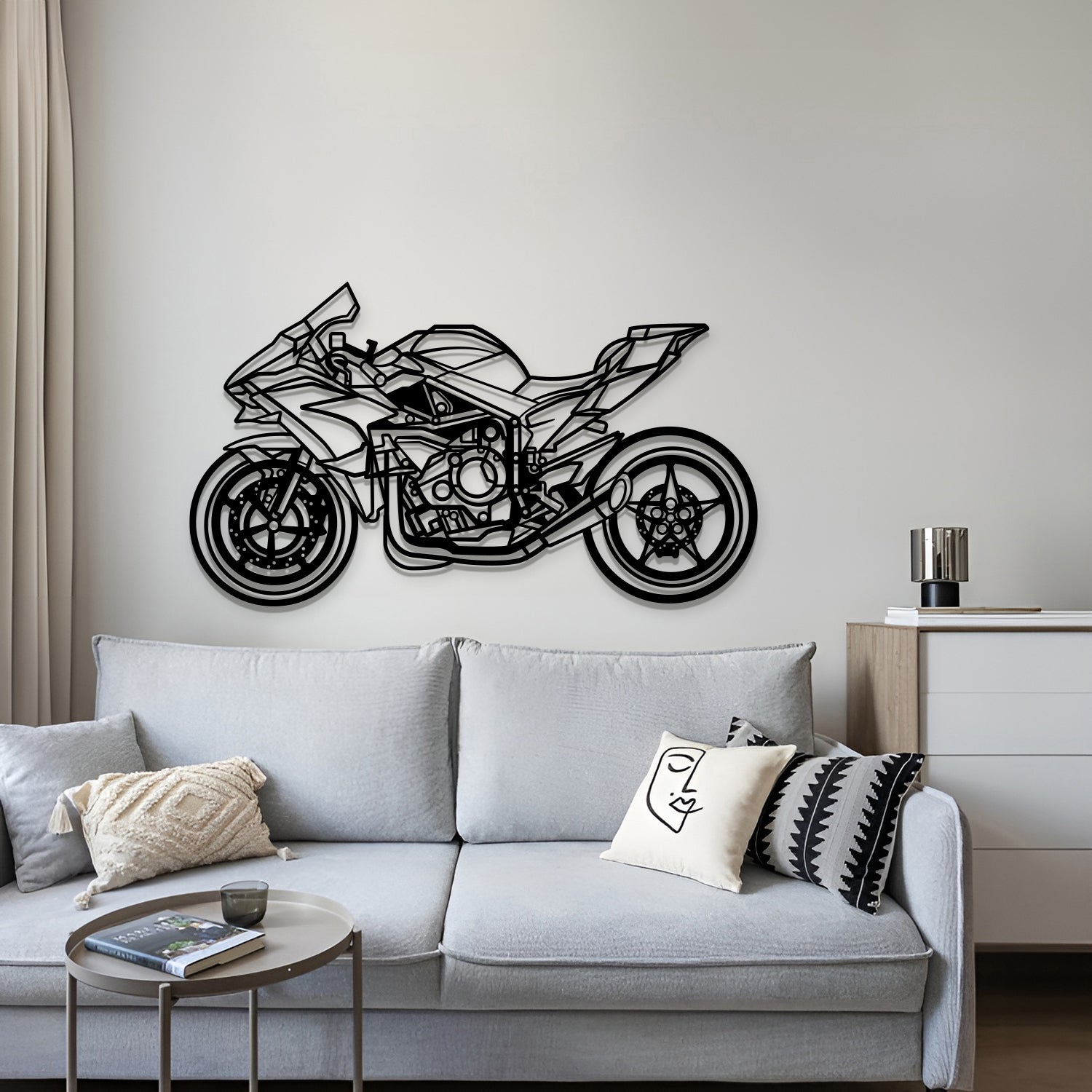 2020 H2R Metal Motorcycle Wall Art - MT1406