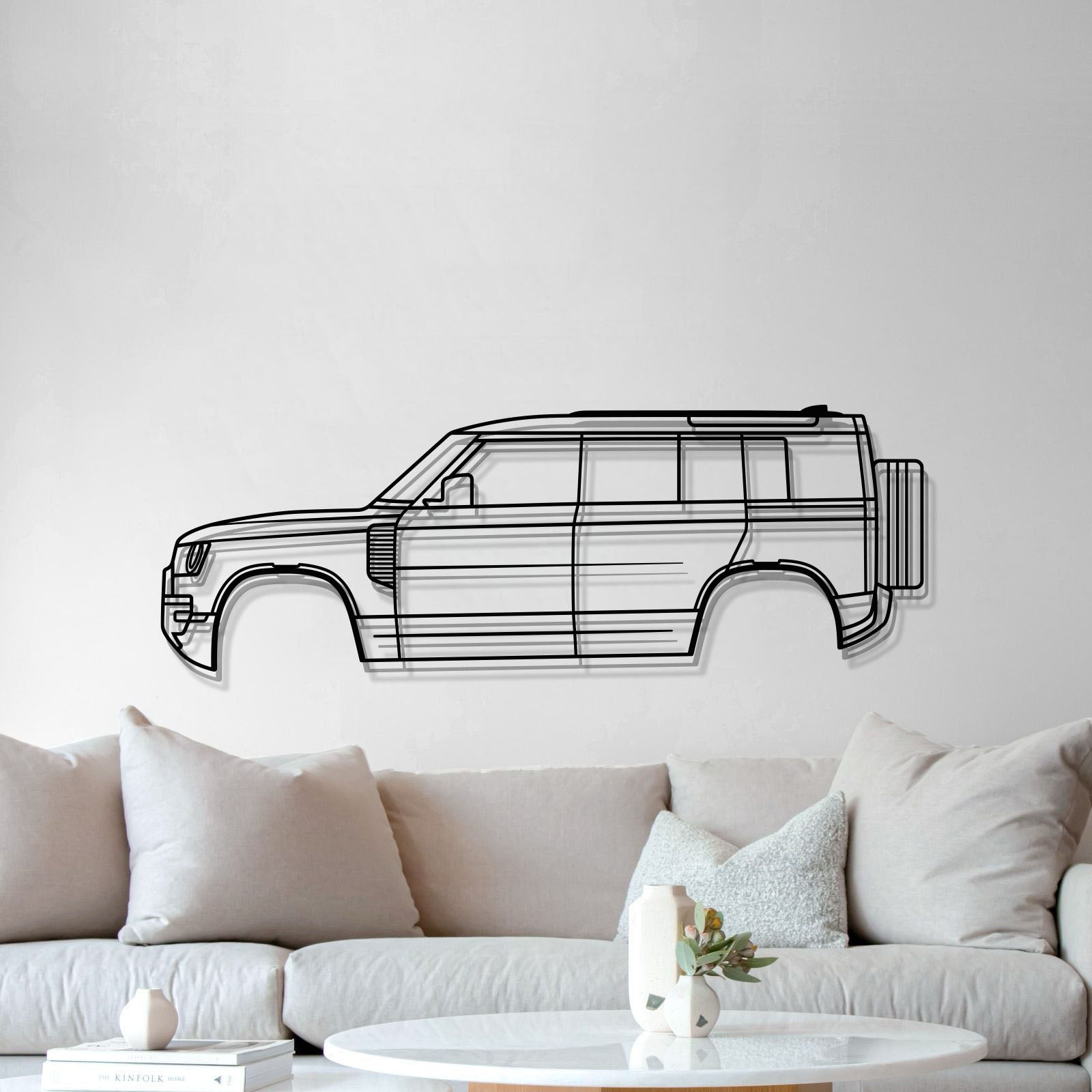 2020 Defender 110X Metal Car Wall Art - MT0700