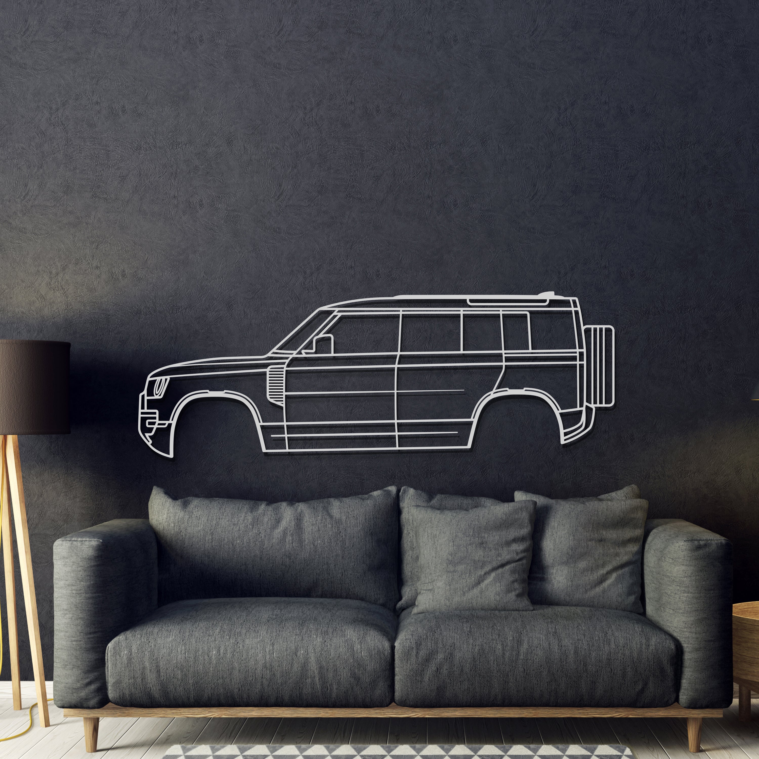 2020 Defender 110X Metal Car Wall Art - MT0700