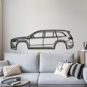 2020 GLS-Class SUV X167 (3rd Gen) Metal Car Wall Art - MT0711