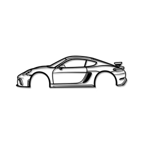 2020 Cayman 981 GT4 Metal Car Wall Art - MT0696