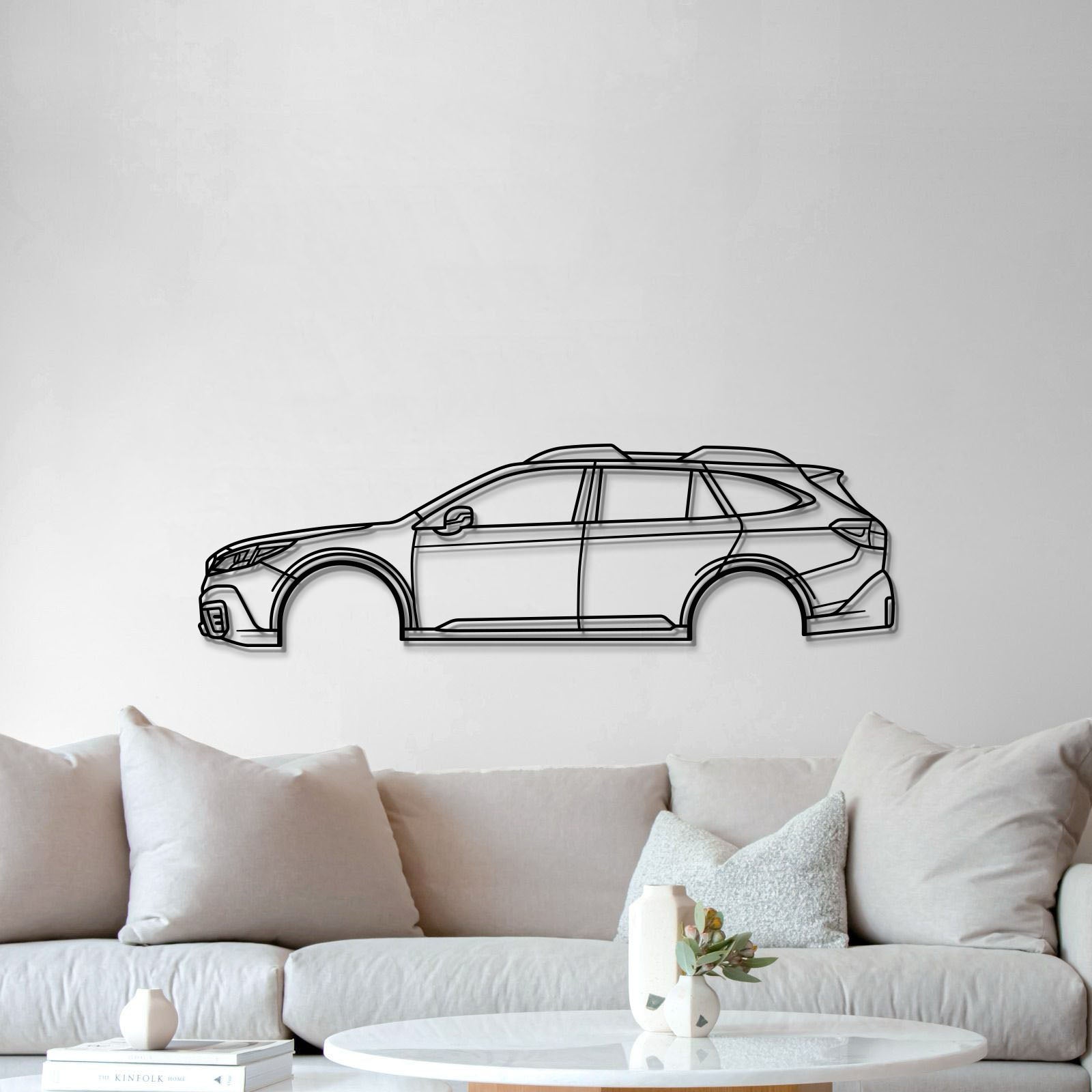 2020 Outback 6th Gen Metal Car Wall Art - MT0716