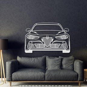 2021 Guilia GTA M Metal Car Wall Art - MT0751