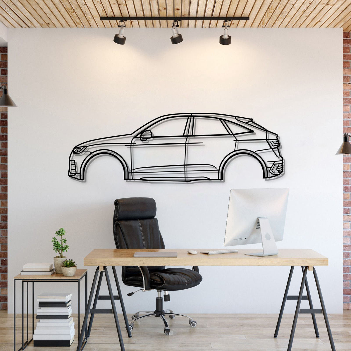 2021 Q5 Sportback 2. Generation Metall Auto Wandkunst - MT0759