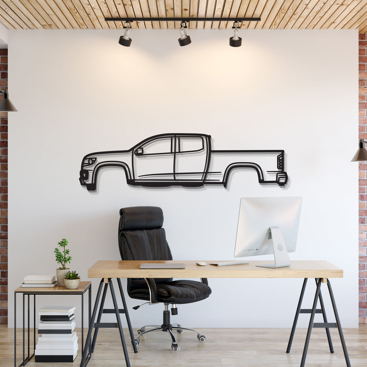 2021 Colorado 2. Generation Metall Auto Wandkunst - MT0733
