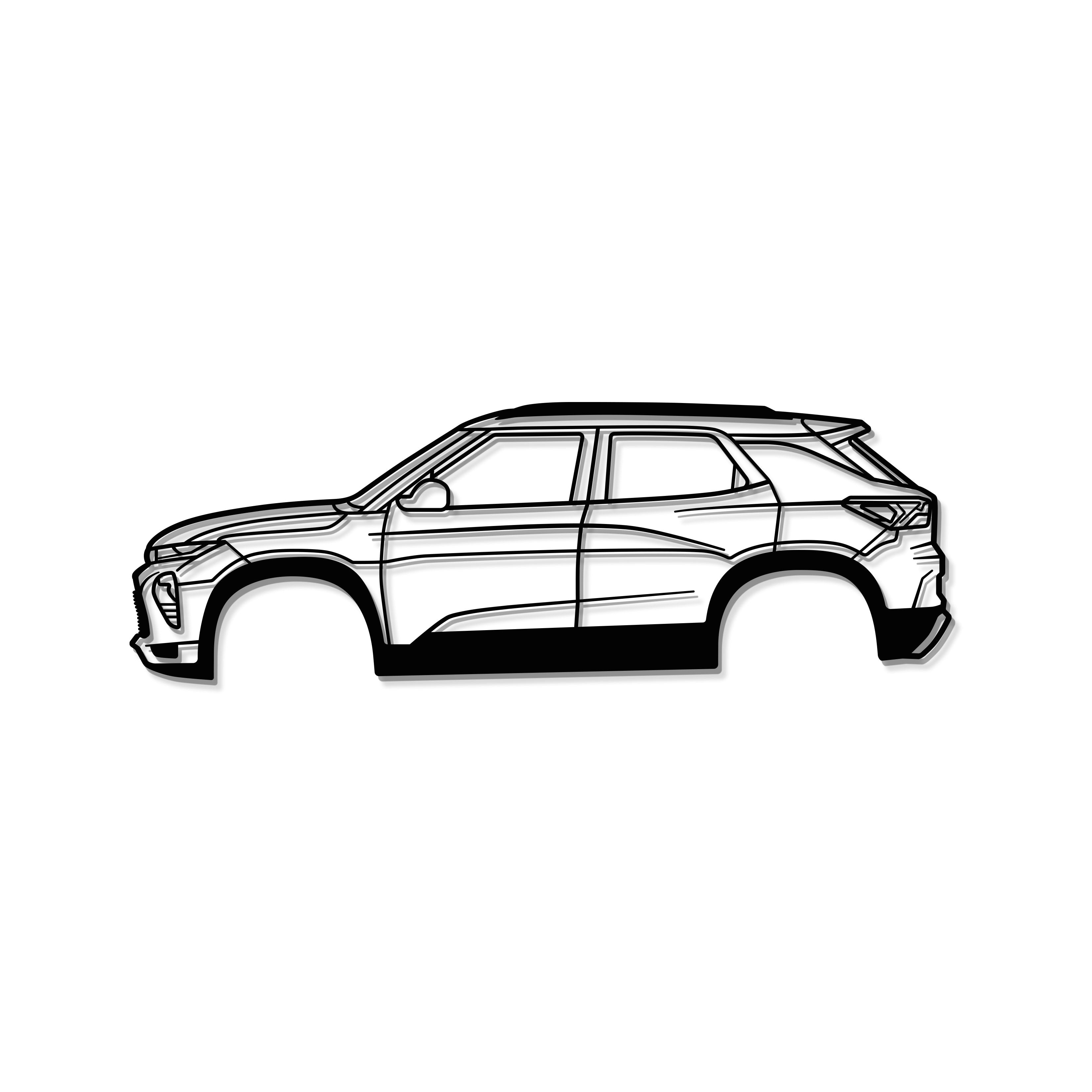 2021 Trailblazer 2nd Gen Metal Car Wall Art - MT0768